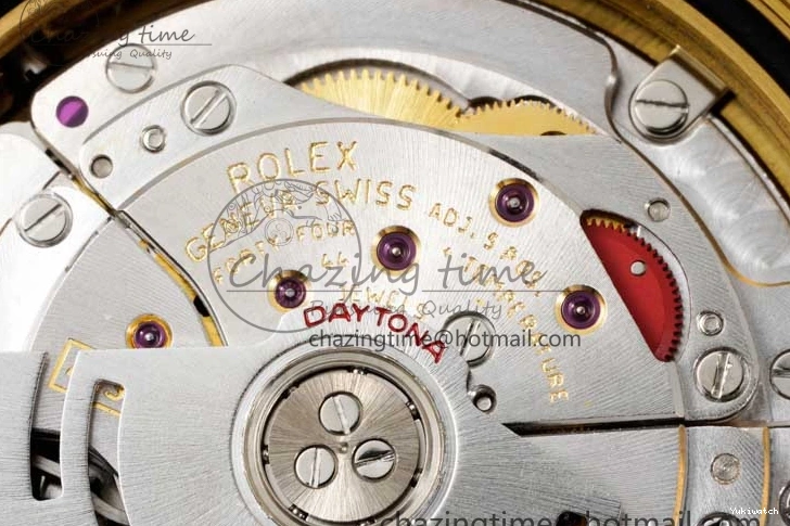 Dial 1:1 Strap Oysterflex Daytona Edition QF 116518 Rubber Best SA4130 on Meteorite 0706